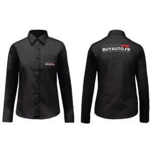 Chemise Femme légère à Manches Longues ClickAndBuyAuto.fr