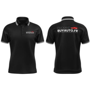 Polo Homme Contrasté ClickAndBuyAuto.fr
