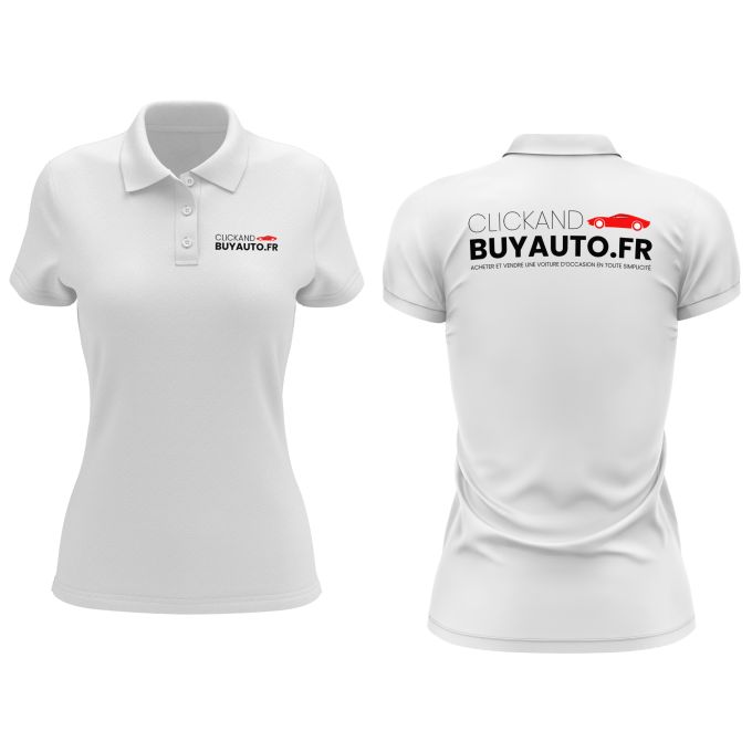 Polo Femme ClickAndBuyAuto.fr – Image 2