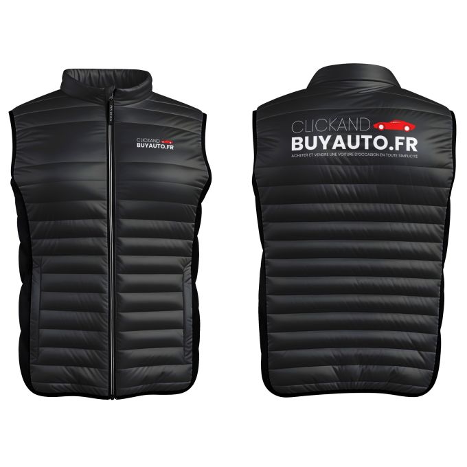 Doudoune sans manche Bi-Matière ClickAndBuyAuto.fr