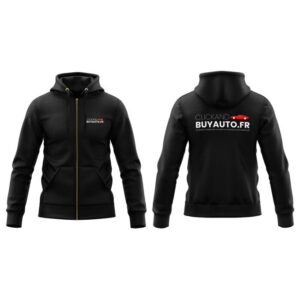 Sweat à Capuche Zippé ClickAndBuyAuto.fr